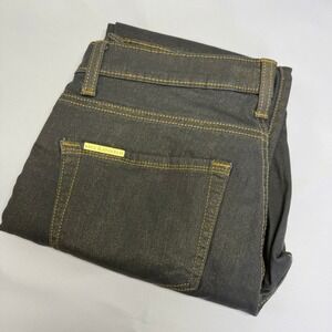 ROCK & REPUBLIC Gray / Metallic Gold skinny jeans Berlin size 6